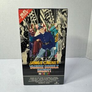 Yankee Doodle Dandy VHS James Cagney Colorized 1986 CBS FOX Video Hi-Fi Vintage
